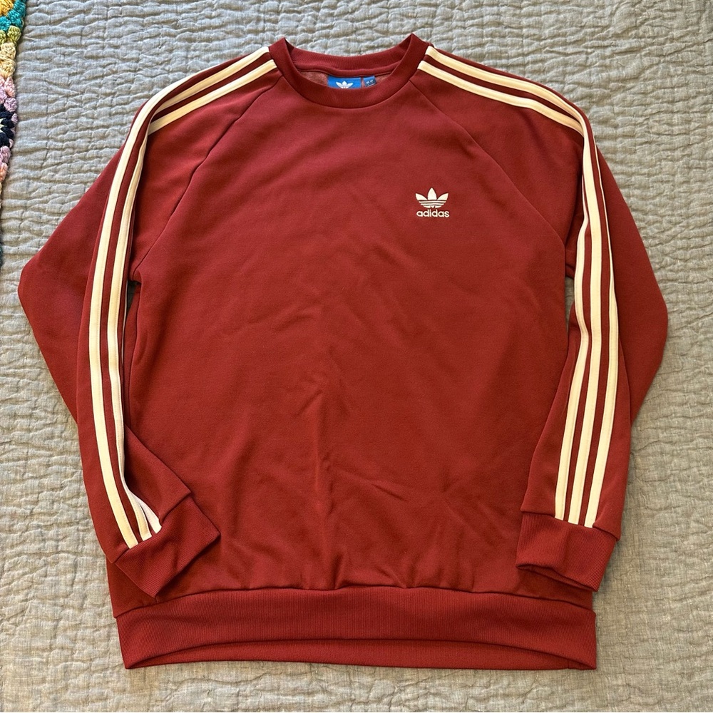 Adidas Men's Burnt Orange Crewneck